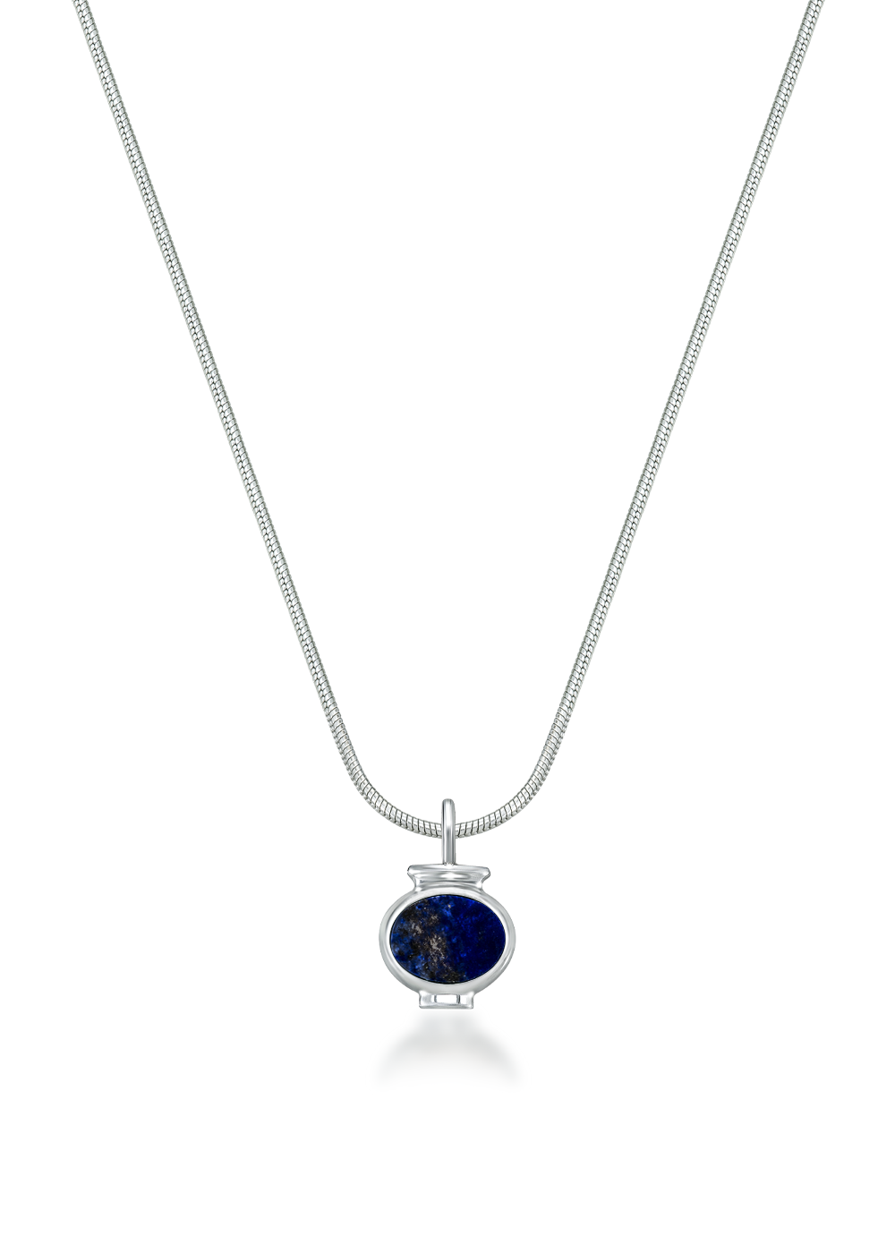 ARI Flat Necklace S _Lapis Lazuli